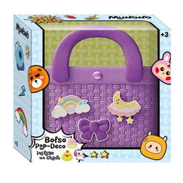 Munono Bolso Pop Deco con charm y doble asa - Modelos surtidos