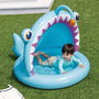 Intex Piscina Infantil Angler Fish 58400/58419Np Hinchable 127x102x86 Cm con Parasol 3D para Bebés +12 Meses