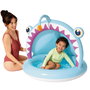 Intex Piscina Infantil Angler Fish 58400/58419Np Hinchable 127x102x86 Cm con Parasol 3D para Bebés +12 Meses