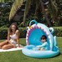 Intex Piscina Infantil Angler Fish 58400/58419Np Hinchable 127x102x86 Cm con Parasol 3D para Bebés +12 Meses