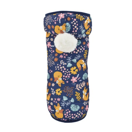 Nayeco Chaqueta para perro Fox repelente al agua con capucha 20 cm
