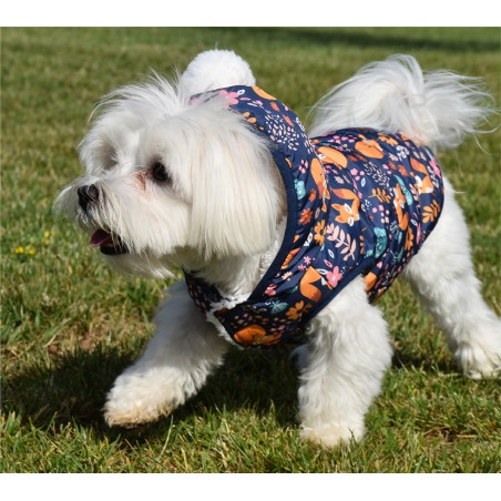 Nayeco Chaqueta para perro Fox repelente al agua con capucha 20 cm