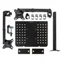 Unykach Soporte de Mesa UK1420 (UK710202) Brazo Articulado para Monitor de 10"-32" con Base para Portátil hasta 15.6" - Giratorio 360°, Ajuste de Altura, VESA 100x100 mm, Negro