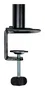 Unykach Soporte de Mesa UK1420 (UK710202) Brazo Articulado para Monitor de 10"-32" con Base para Portátil hasta 15.6" - Giratorio 360°, Ajuste de Altura, VESA 100x100 mm, Negro