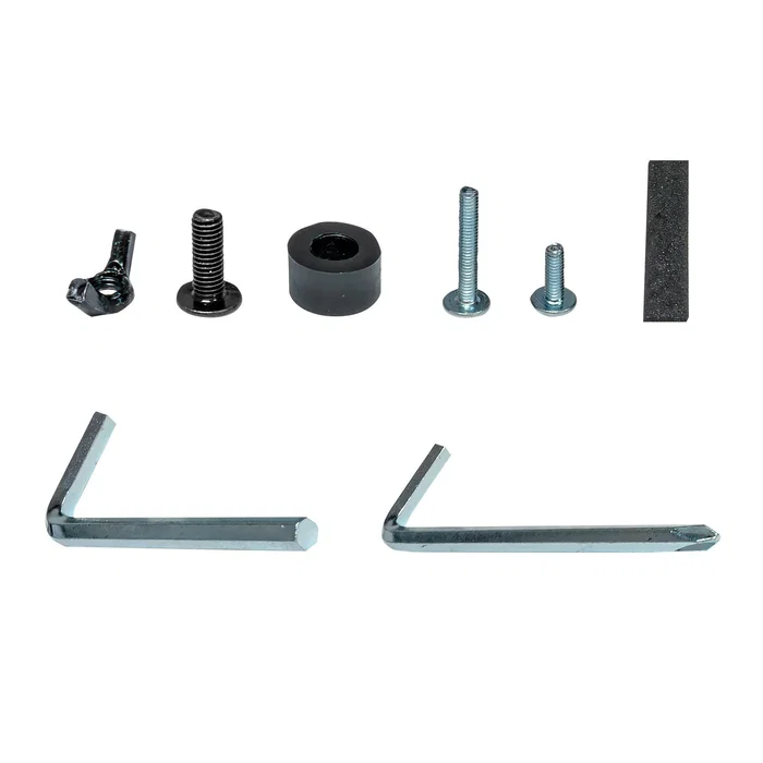 Unykach Soporte de Mesa UK1420 (UK710202) Brazo Articulado para Monitor de 10"-32" con Base para Portátil hasta 15.6" - Giratorio 360°, Ajuste de Altura, VESA 100x100 mm, Negro