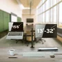 Unykach Soporte de Mesa UK1420 (UK710202) Brazo Articulado para Monitor de 10"-32" con Base para Portátil hasta 15.6" - Giratorio 360°, Ajuste de Altura, VESA 100x100 mm, Negro