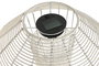 DKD Home Decor Lámpara Solar Terraza Y Jardín Blanco 35 x 76 x 35 cm