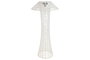 DKD Home Decor Lámpara Solar Terraza Y Jardín Blanco 35 x 76 x 35 cm