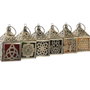 DKD Home Decor Farola Metal Hamsa Árbol de la Vida y Tribeca Mandala Surtido de 6 Unidades