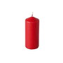 PAPSTAR Velas de cilindro rojas de 9 cm