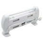 Thulos Estufa de Cuarzo ET-QH14 Radiador Calefactor Portátil 3 Ajustes de Calor 400W/800W/1200W con Seguridad antivuelco