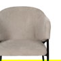 Silla Beige Tejido-Metal 54 X 60 X 78 cm (Set de 2)