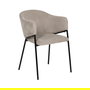 Silla Beige Tejido-Metal 54 X 60 X 78 cm (Set de 2)