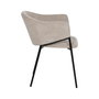 Silla Beige Tejido-Metal 54 X 60 X 78 cm (Set de 2)