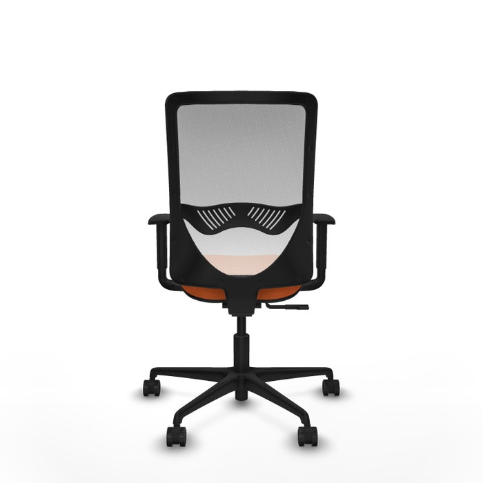 PIQUERAS Y CRESPO Silla de oficina Zulema Naranja y Blanco PIQUERAS Y CRESPO Silla de oficina Zulema Naranja y Blanco