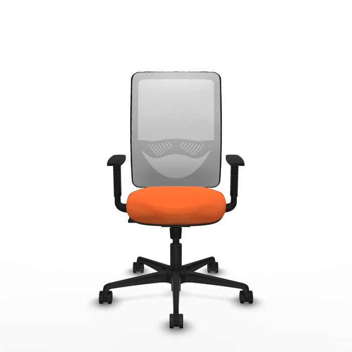 PIQUERAS Y CRESPO Silla de oficina Zulema Naranja y Blanco PIQUERAS Y CRESPO Silla de oficina Zulema Naranja y Blanco