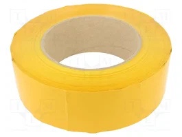 FATH Cinta de marcado adhesiva amarilla de 50 m x 75 mm