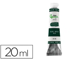 Liderpapel Pintura al Óleo Tubo de Aluminio 20 ml Color Verde Oliva