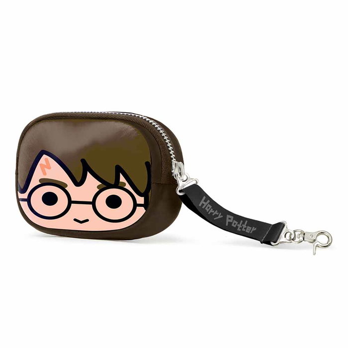 Harry Potter Monedero Pill Chibi Marrón Harry Potter Monedero Pill Chibi Marrón