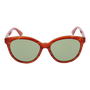 Serengeti SS573006 Gafas de sol con cristal verde y detalles naranjas