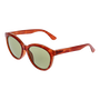 Serengeti SS573006 Gafas de sol con cristal verde y detalles naranjas