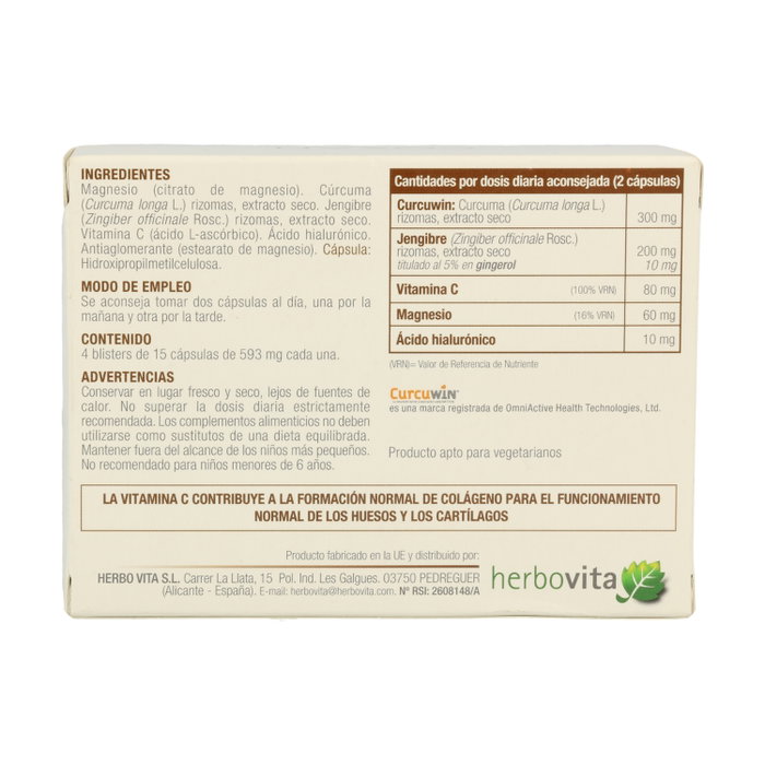 HERBOVITA Coxan 60 cápsulas
