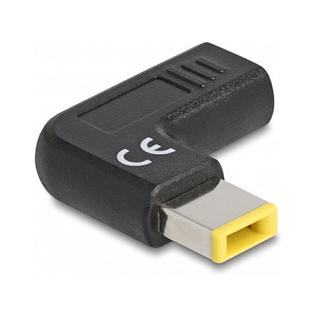 DeLOCK Adaptador para cable de carga de portátil USB Type-C™ a Lenovo 11,0 x 4,5 mm 90° DeLOCK Adaptador para cable de carga de portátil USB Type-C™ a Lenovo 11,0 x 4,5 mm 90°