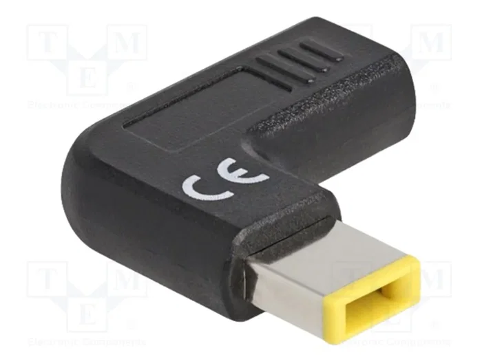 DeLOCK Adaptador para cable de carga de portátil USB Type-C™ a Lenovo 11,0 x 4,5 mm 90° DeLOCK Adaptador para cable de carga de portátil USB Type-C™ a Lenovo 11,0 x 4,5 mm 90°