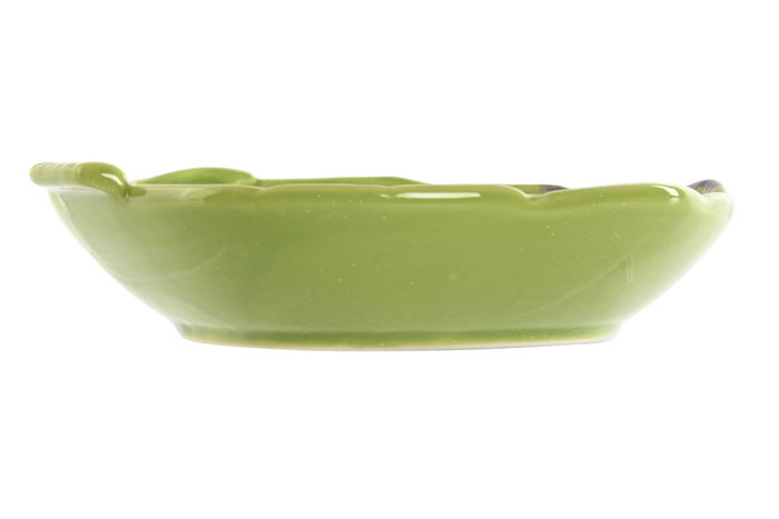 DKD Home Decor Set de 6 Cuencos de Gres Alcachofa Verde 15,5x14x3,7 cm