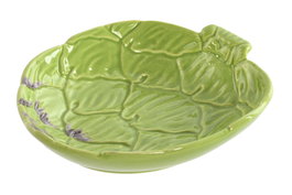 DKD Home Decor Set de 6 Cuencos de Gres Alcachofa Verde 15,5x14x3,7 cm
