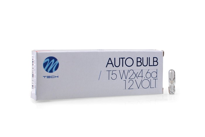 M-Tech Lámpara W2X4.6D 12V/2.3W Clear - 10 Unidades