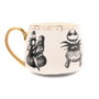 WIDDOP & CO Taza Pesadilla Antes de Navidad Disney en porcelana china con detalles dorados