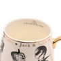 WIDDOP & CO Taza Pesadilla Antes de Navidad Disney en porcelana china con detalles dorados