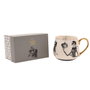 WIDDOP & CO Taza Pesadilla Antes de Navidad Disney en porcelana china con detalles dorados