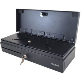 Approx Cajón Portamonedas appCASH02FLIPTOP Negro