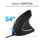 Subblim Glide Vertical Ergo Wired Negro