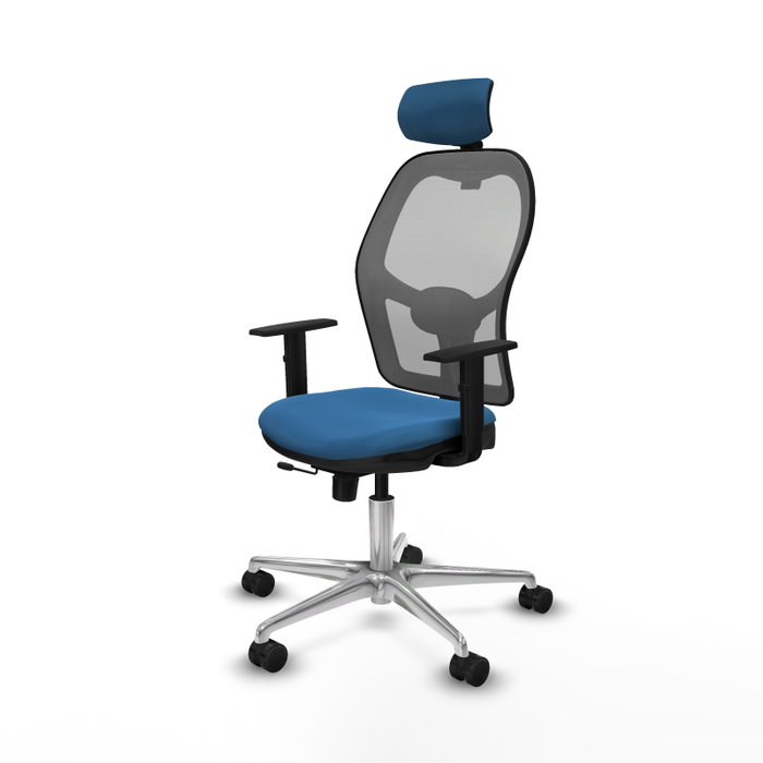 PIQUERAS Y CRESPO Silla de oficina Jorquera Azul claro y Gris PIQUERAS Y CRESPO Silla de oficina Jorquera Azul claro y Gris