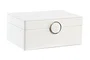 DKD Home Decor Joyero Glam Marfil 17 x 13 x 8.5 cm