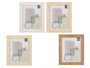 Giftdecor Portafoto Efecto Piedra 25x30 cm Surtido Beige Blanco Crema Marron (Set de 24)