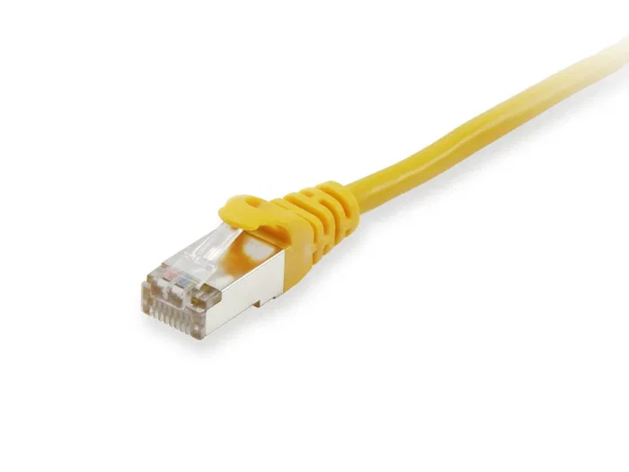Equip 605566 Cable de Red Ethernet 10 m Cat6 S/FTP (S-STP) Blindado, RJ45 Macho a Macho, Gigabit 1000 Mbps, PoE+, Libre de Halógenos (LSZH), Color Amarillo
