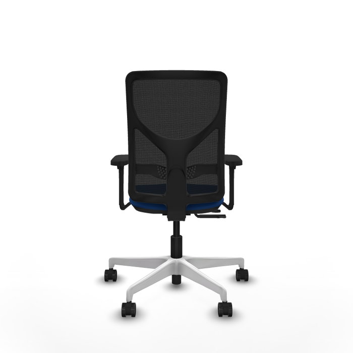 PIQUERAS Y CRESPO Silla de oficina Motilla con mecanismo Sincro/Traslack, Azul y Negro