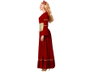Disfraz de Reina Medieval Rojo con Vestido y Diadema para Mujer Adulta XL
