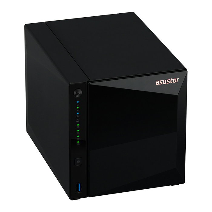 Asustor Drivestor 4 Pro Gen2 AS3304T v2 NAS 4-Bay, Realtek RTD1619B Quad-Core 1.7 GHz, 2 GB DDR4, 4 Discos HDD/SSD, 3xUSB 3.2, Ethernet 2.5 GbE, ADM