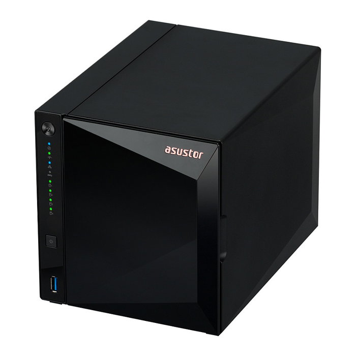 Asustor Drivestor 4 Pro Gen2 AS3304T v2 NAS 4-Bay, Realtek RTD1619B Quad-Core 1.7 GHz, 2 GB DDR4, 4 Discos HDD/SSD, 3xUSB 3.2, Ethernet 2.5 GbE, ADM