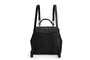 Lucky Bees 1214 Mochila de piel de polivinilo, Negro, 20x10x23 cm
