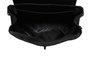 Lucky Bees 1214 Mochila de piel de polivinilo, Negro, 20x10x23 cm