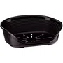 Ferplast Cama de Plastico Siesta Deluxe 8 Negro para Perro y Gato