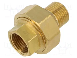 GEBO Conector Doble Macho-Hembra BR G 1/2 pulgadas