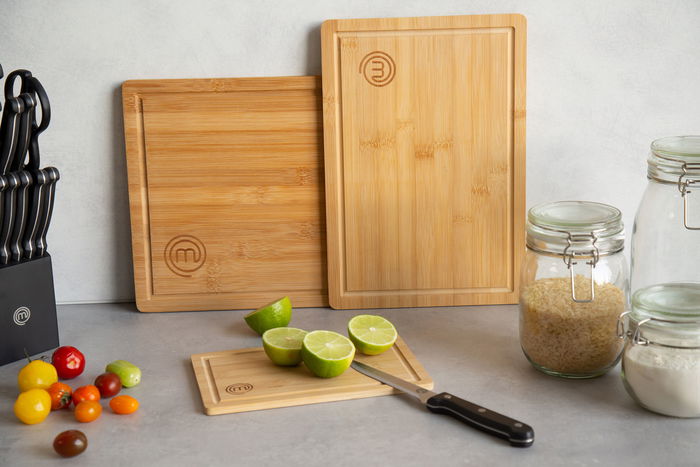 Masterchef Tabla De Cortar Bambú 38.5 cm x 27.5 cm x 1.5 cm (6 Unidades)