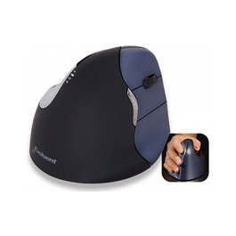 Evoluent BakkerElkhuizen Evoluent4 Wireless Ratón Ergonómico Vertical para Mano Derecha